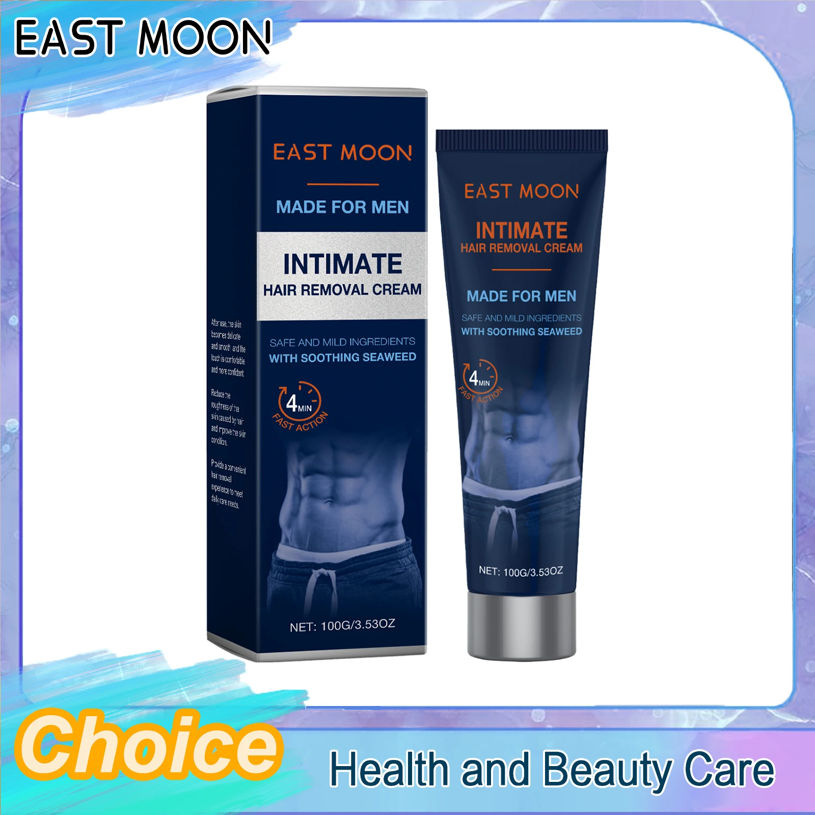 Men's Hair Removal Cream Nourishing Painless Non-Irritating Inhibits Growth Body Hair Removal And Can Be Used On Private Areas