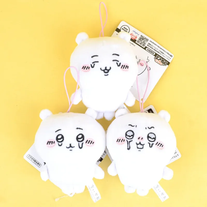 kawaii sad and crying little Chikawa plush toy.cute bag pendant.creative car key pendant Backpack pendant