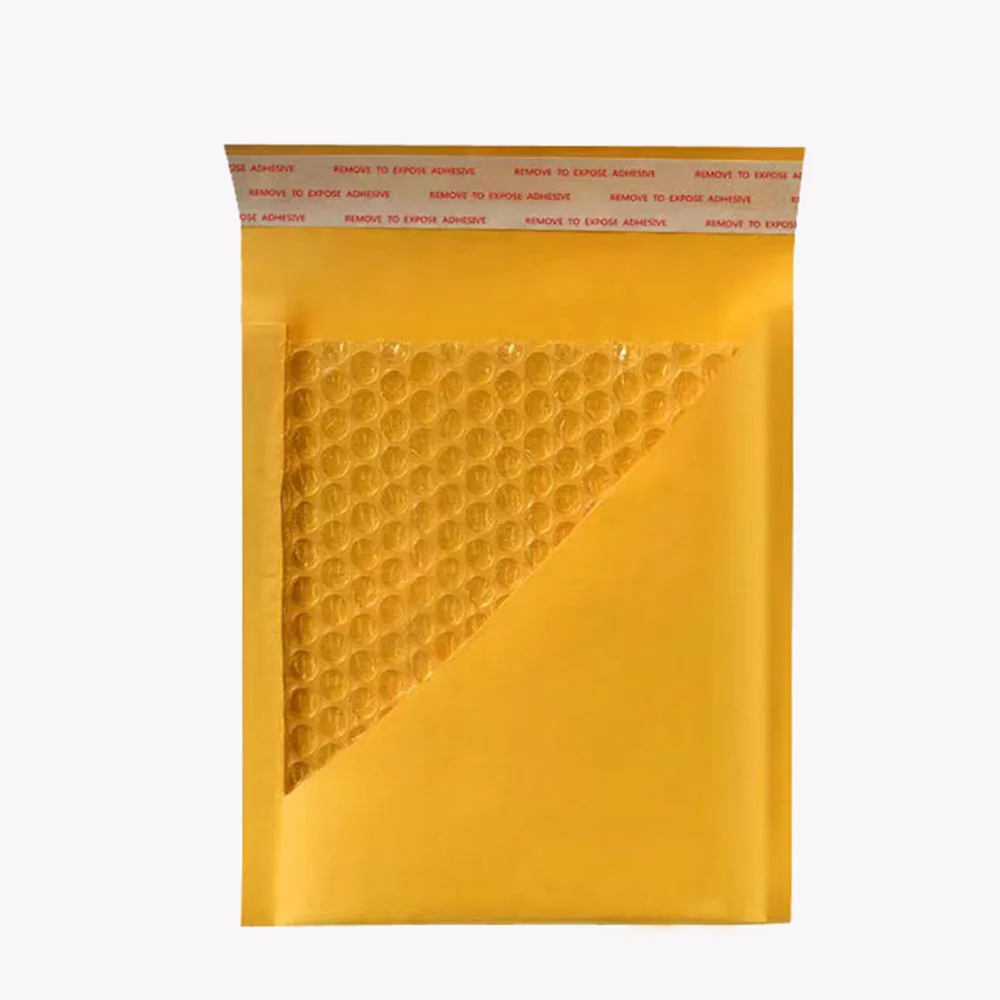 Yellow Packaging Bubble bag 1 piece only 11x13cm 12x16cm 11x71cm 22x70cm and more