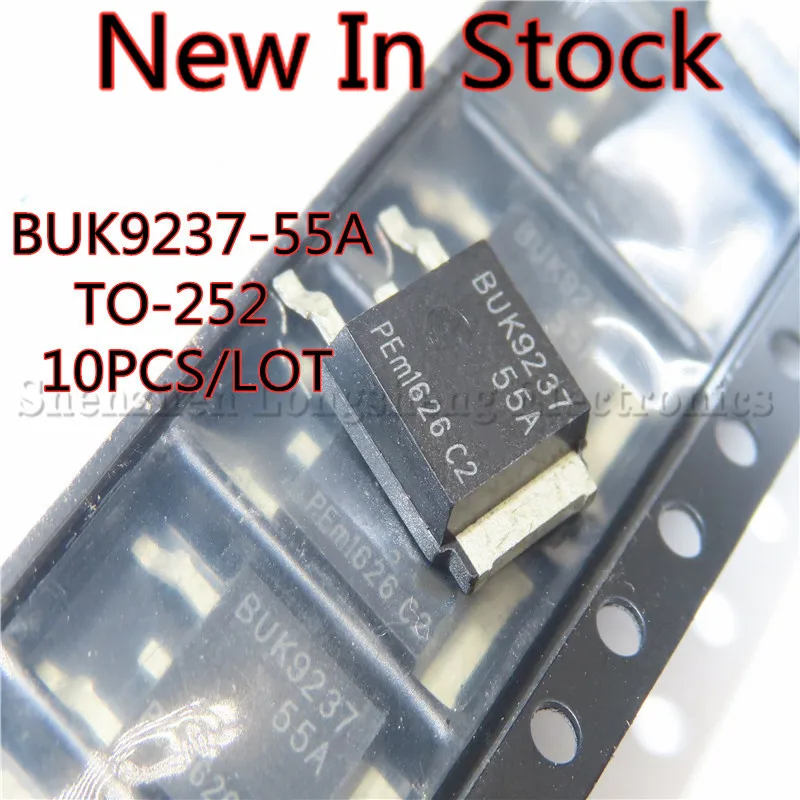 10PCS/LOT BUK9237-55A BUK9237  TO-252 Automotive computer chip transistor IC New In Stock