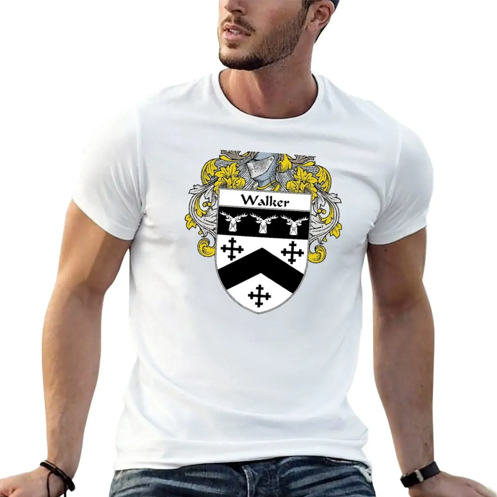 

Walker Coat of Arms / Walker Family Crest T-Shirt animal prinfor boys anime plus sizes customizeds mens t shirt graphic