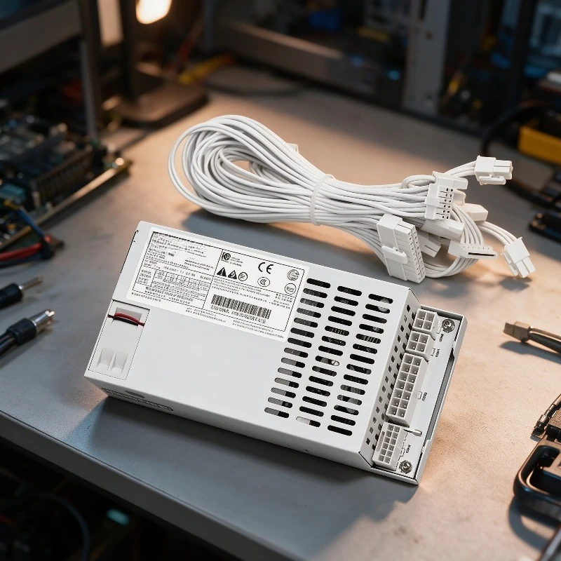 Small 1U Flex Full Modular 350/450W Silent Platinum Power Supply for ITX DIY Mini PC NAS ENP8345