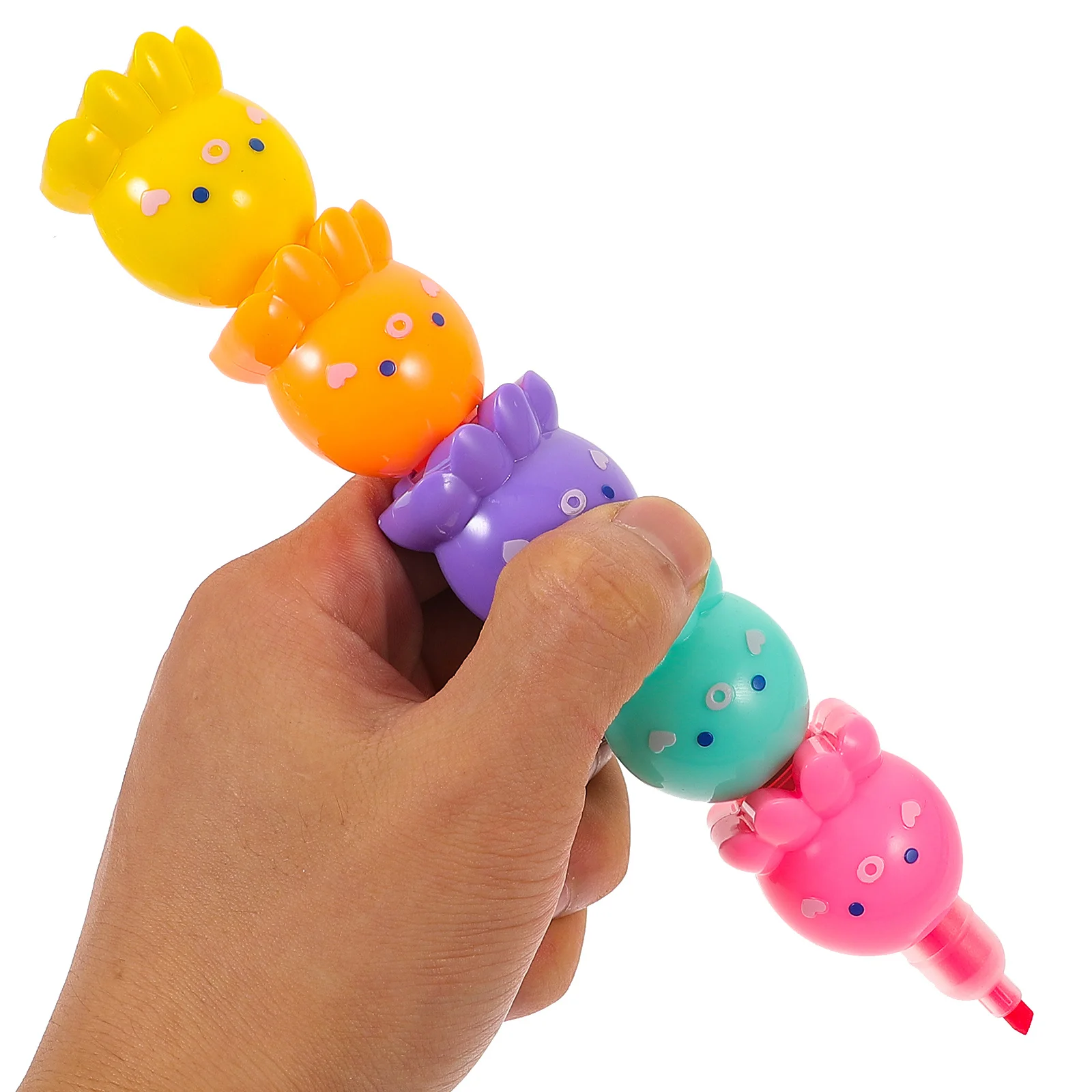 

1 set Fluorescent Pen Marker Set Highlighters Assorted Colors Kids Painting Supplies Water Color Pens For School Work Notes