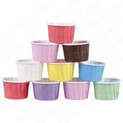 10/20 Pcs Large Big Cupcake Paper Cup Oilproof Liner Baking Tray Case Wedding Party Caissettes Golden Muffin Wrapper