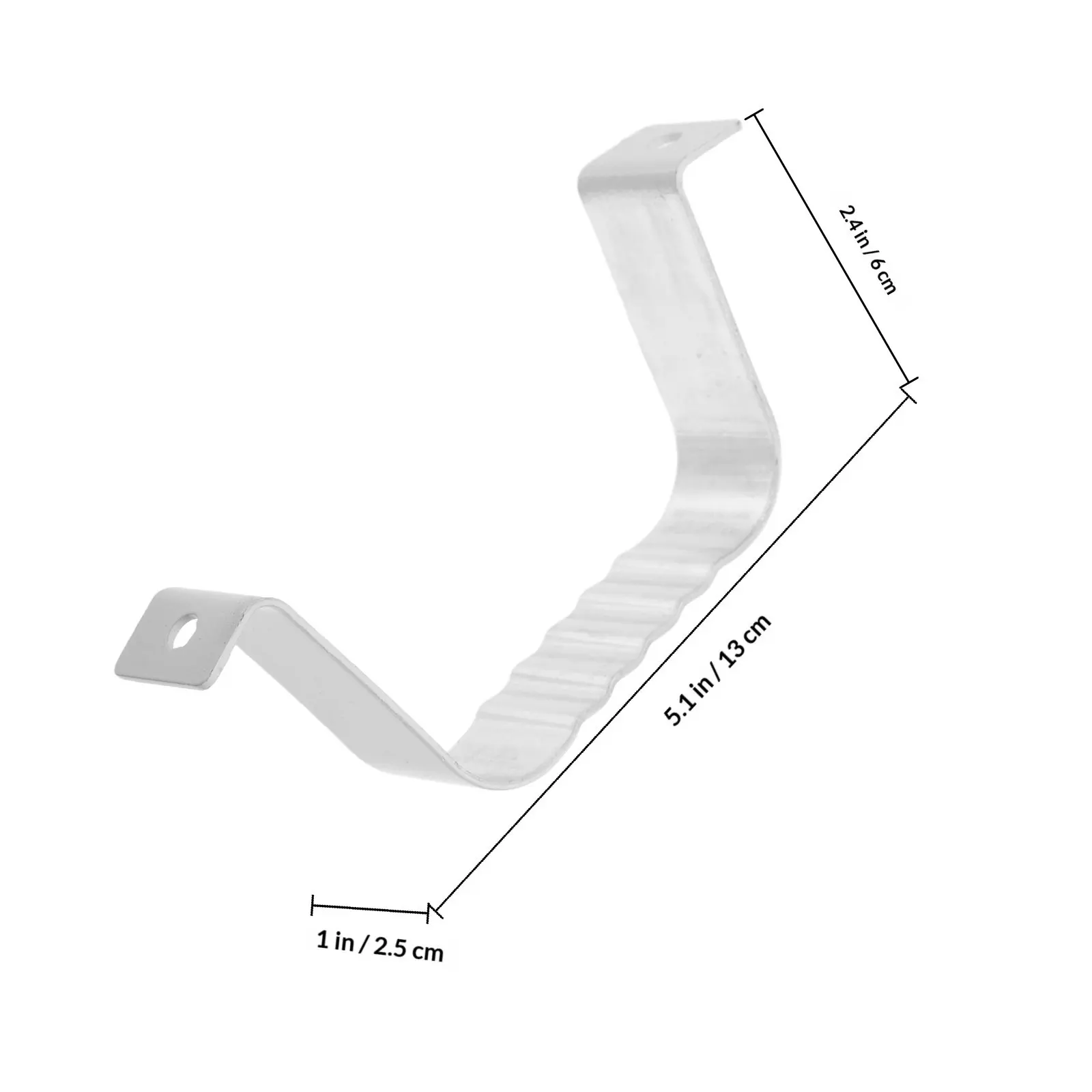 1Set Villa Rain Gutter Strap Aluminum Alloy Easy Install Heavy Duty Downspout Adapter Bracket Gutter Clips Outdoor Garden