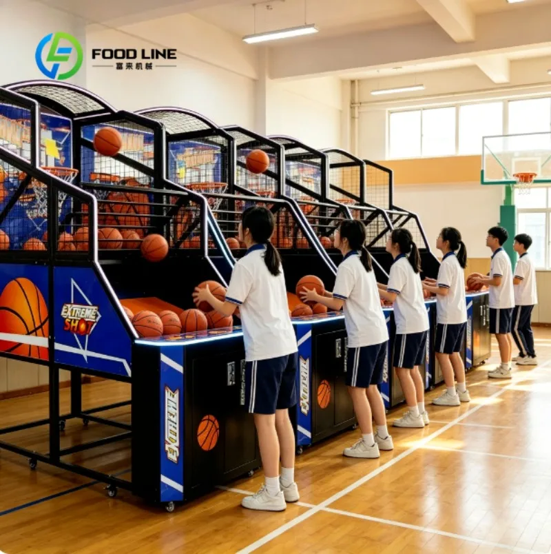 Basketball Arcade Game Machine High Efficiency Automatic Scoring Sports Game for Arcades and Clubs