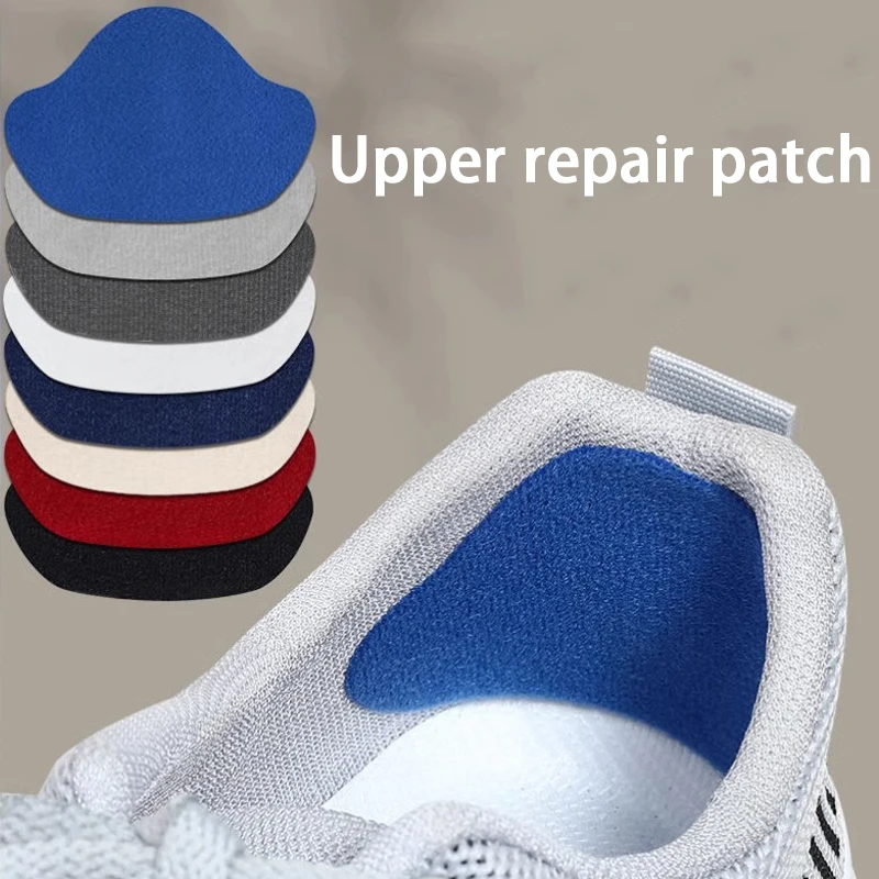 Heel Patch for Repairing Holes in Shoes Anti-Wear Heel Protector Self-Adhesive Backing Adjustable Size 4Pcs/12Pcs image 2