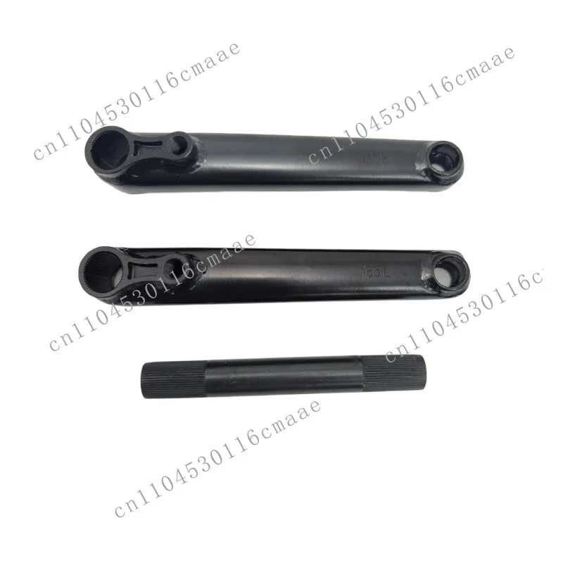 Crank set 165mm 48T-19 left and right drive, chromium molybdenum steel precision machining, high-strength riding