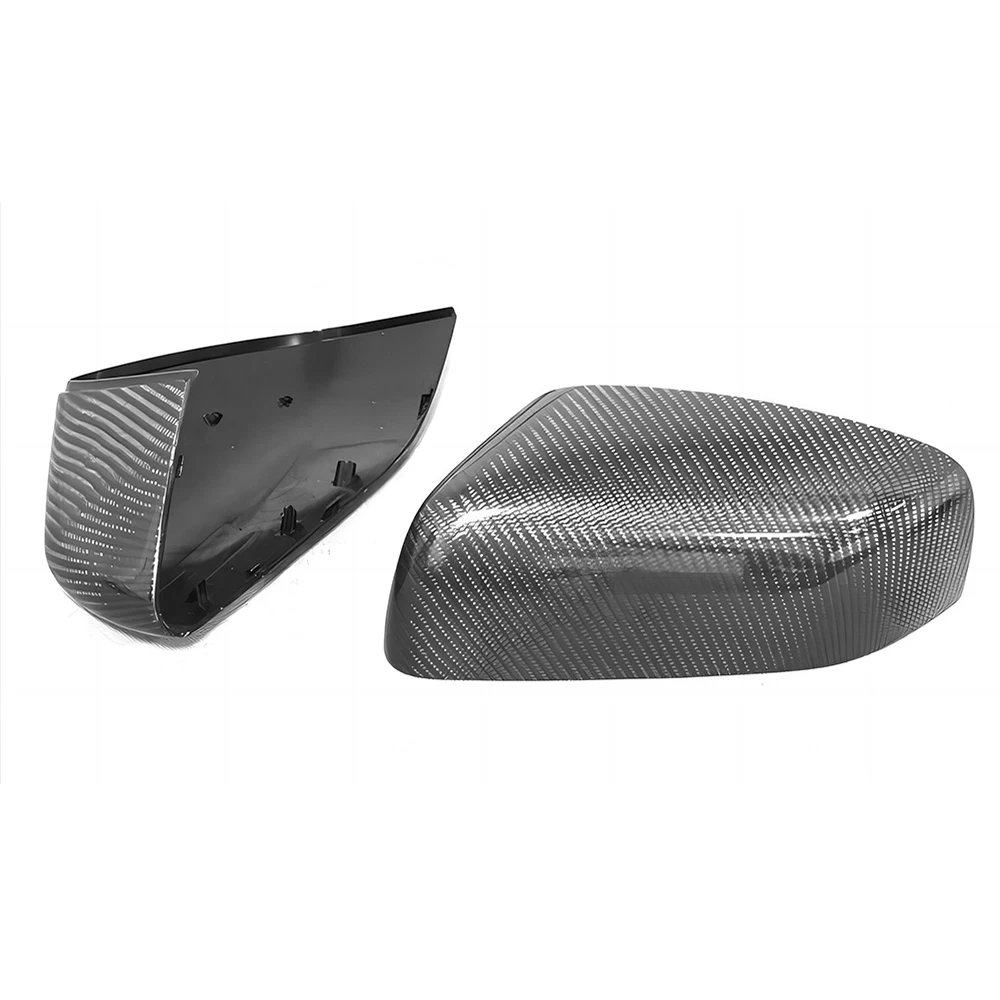 Replacement Rearview Side Mirror Covers Cap For Discovery 4 Freelander 2 Range Rover Carbon Fiber Casing Shell