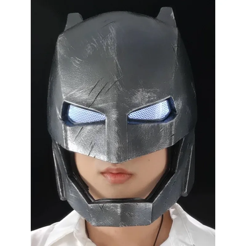 DC Batman Bruce Wayne The Dark Knight Mask Model Movies Peripheral High Quality Plastic 28cm Model for Cosplay Gifts Toys Boys