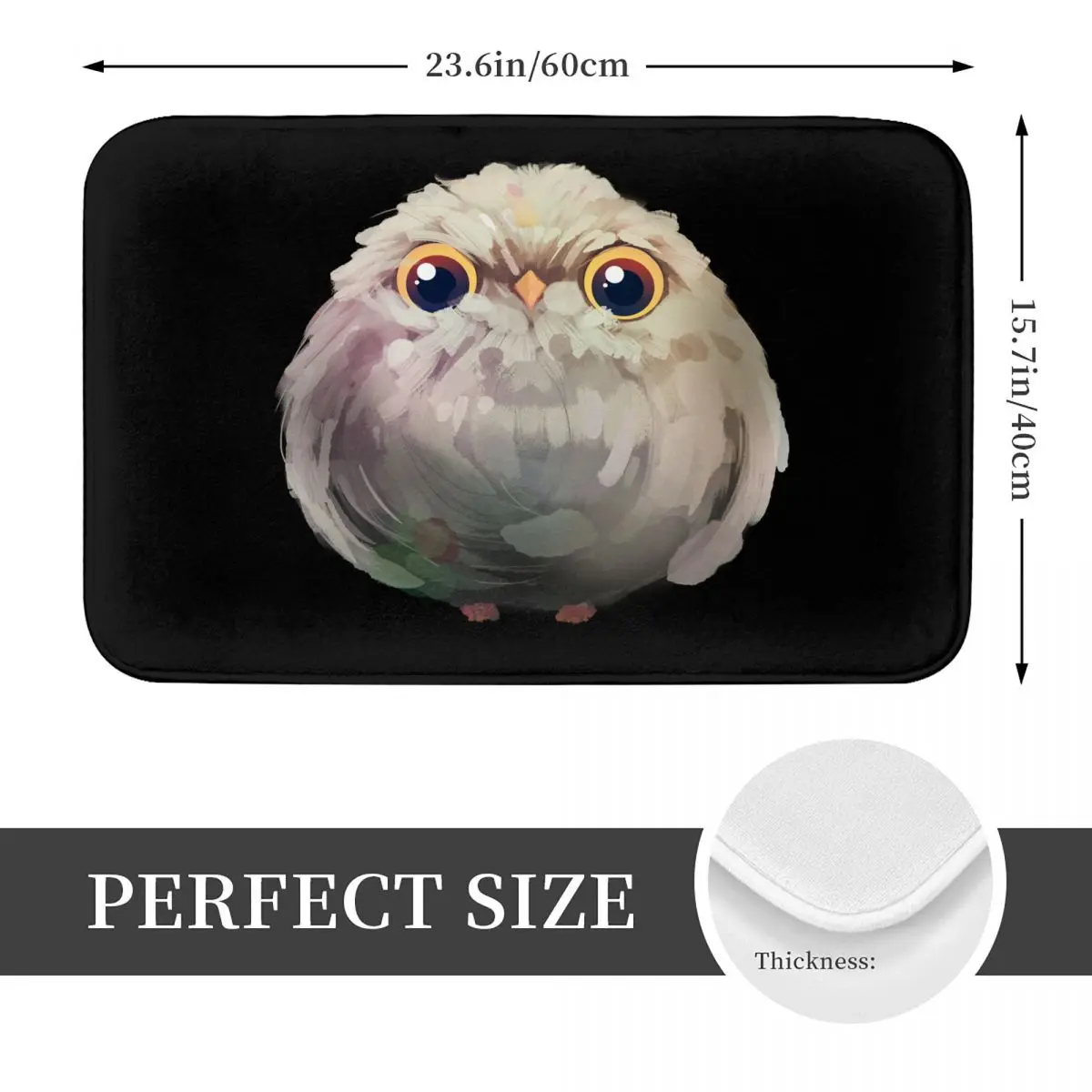 Bird Anti-slip Doormat Floor Mat Sand Scraping Carpet Rug for Kitchen Entrance Home Living room Footpad Mats
