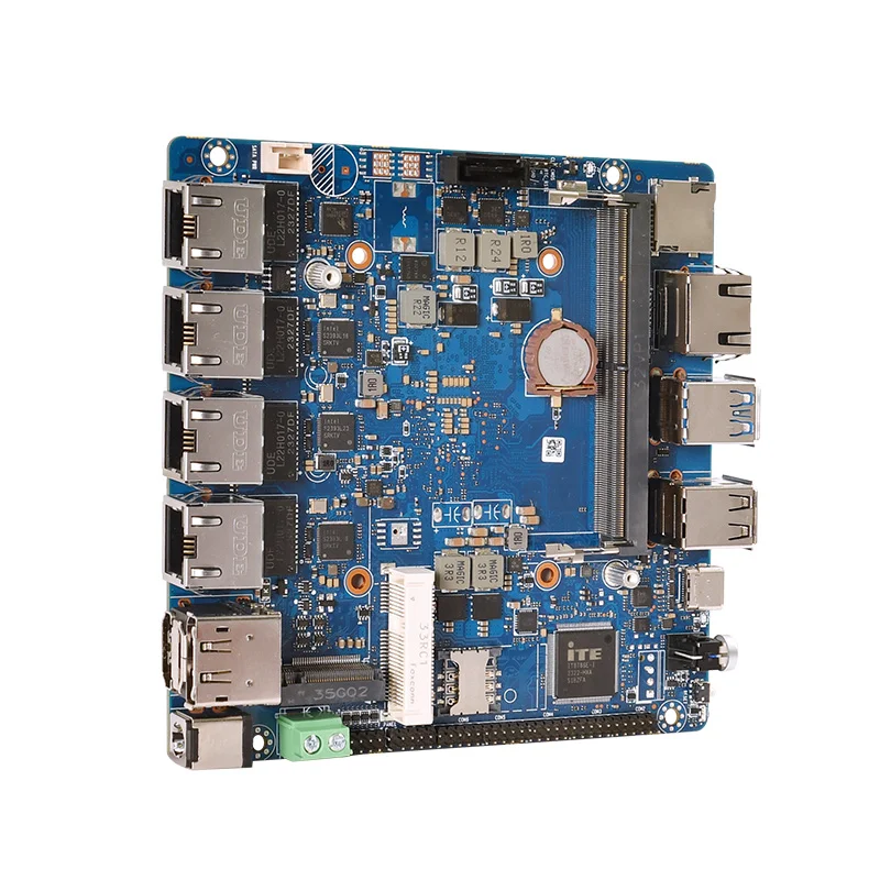 Nano motherboard 4 lan i226v cpu in-tel 12th gen N95/N100/N300 hd display ddr5 ram type-c dp ports usb ports mini pc