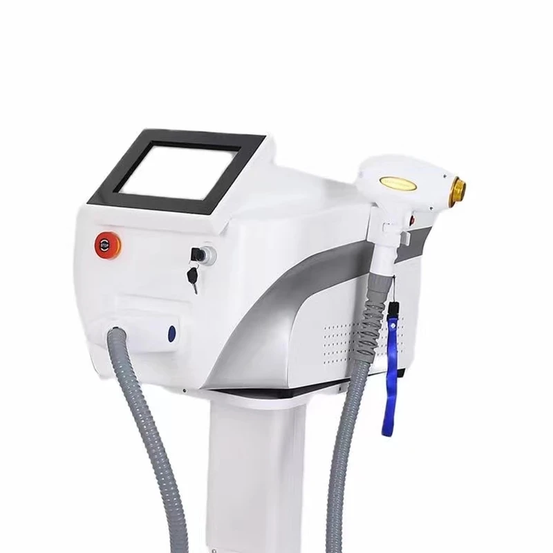 Portable Three-Wavelength Ice Diode Laser Hair Removal Machine 755 808 1064 Laser Permanent Hair Removal Free Custom Boot Logo