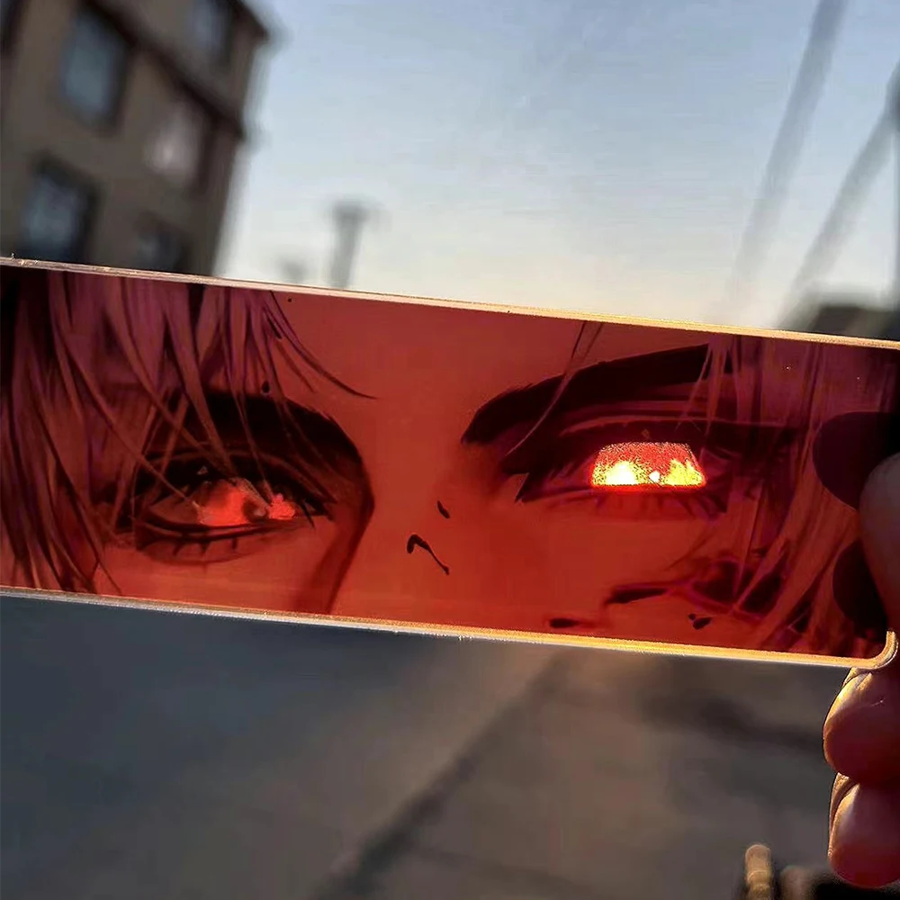 Game Love and Deepspace Acrylic Sylus Eyes Reflective Card Cosplay Cartoon Eye Strip Change Cards Raster Card Bookmark Xmas Gift