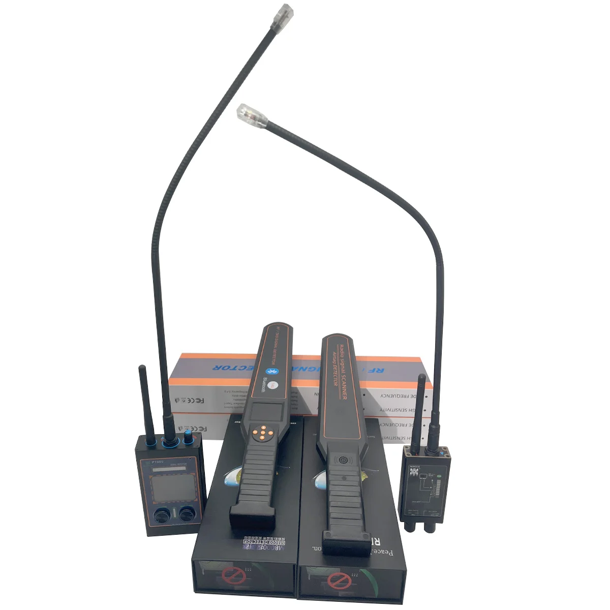 

LCD Privacy Detector 1MHz-12GHz RF Scanner for Hidden Camera GPS Tracker Bug Infrared Lens Finder Anti Spy Security Tool 4-in-1