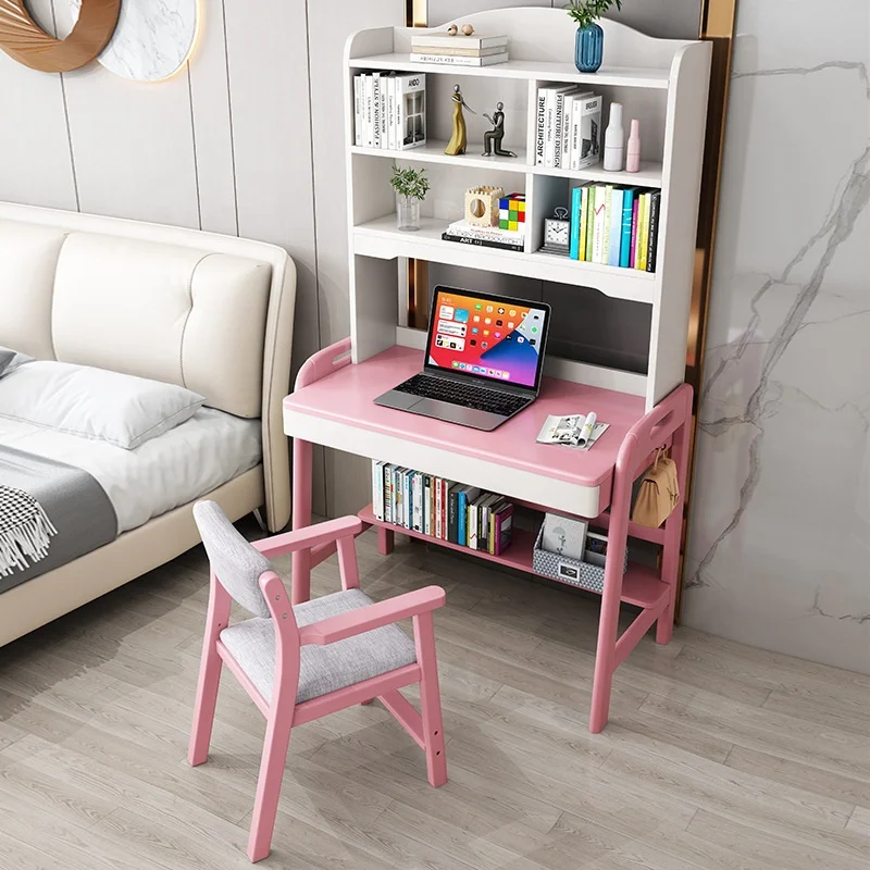 &Hot Sale Campus Multifunction Modern Simple Children Home Furniture Small Office Kids Table Lamp Study Desk