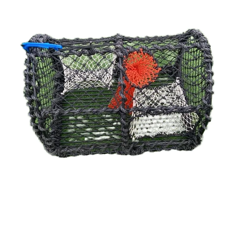 

Creel Stainless Steel Frame with PE Net Multifilament Fishing Trap for Lobster Crab Fish Shrimp for Aquaculture and Farming