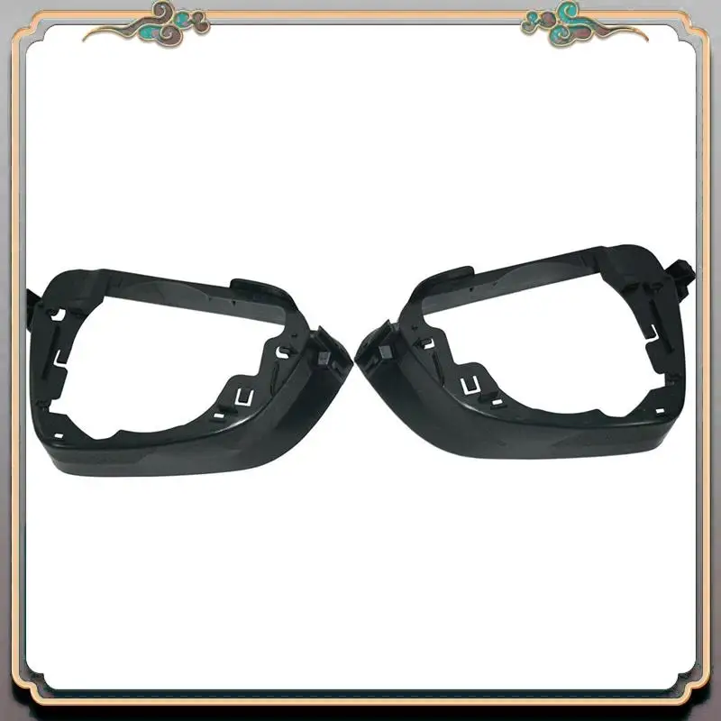 

A73Q-1 пара автомобильных боковых крыльев, крышка зеркала заднего вида, рамка, черная для Tesla Model 3, все Molde, запасные части, аксессуары