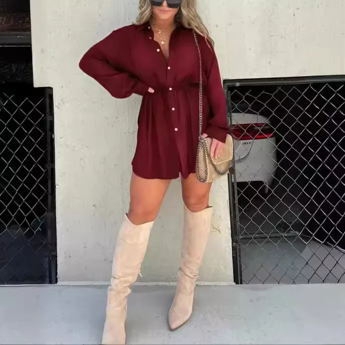 Dames Playsuit Shirt & Shorts - alternate angle
