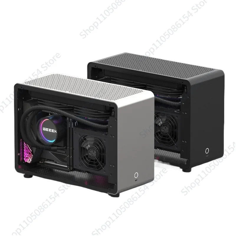 

G1-pro aluminum alloy chassis A4 sfx240 water-cooled itx transparent chassis