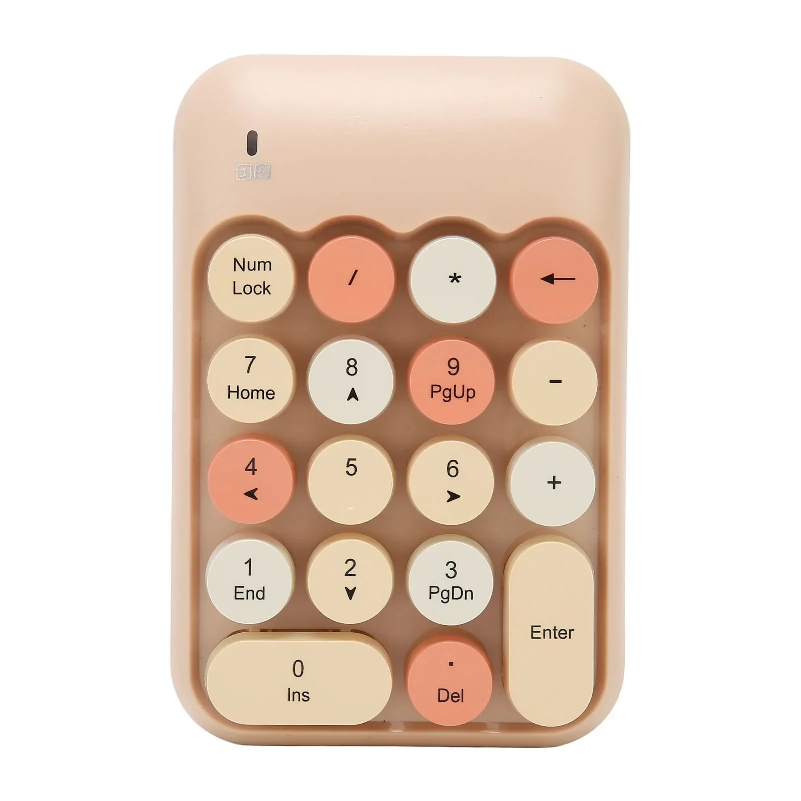 Number Keyboard Portable Wireless Numeric Keypad 18 Keys 2.4GHz with USB Receiver for Win 10 for Office for OS X for Windows XP