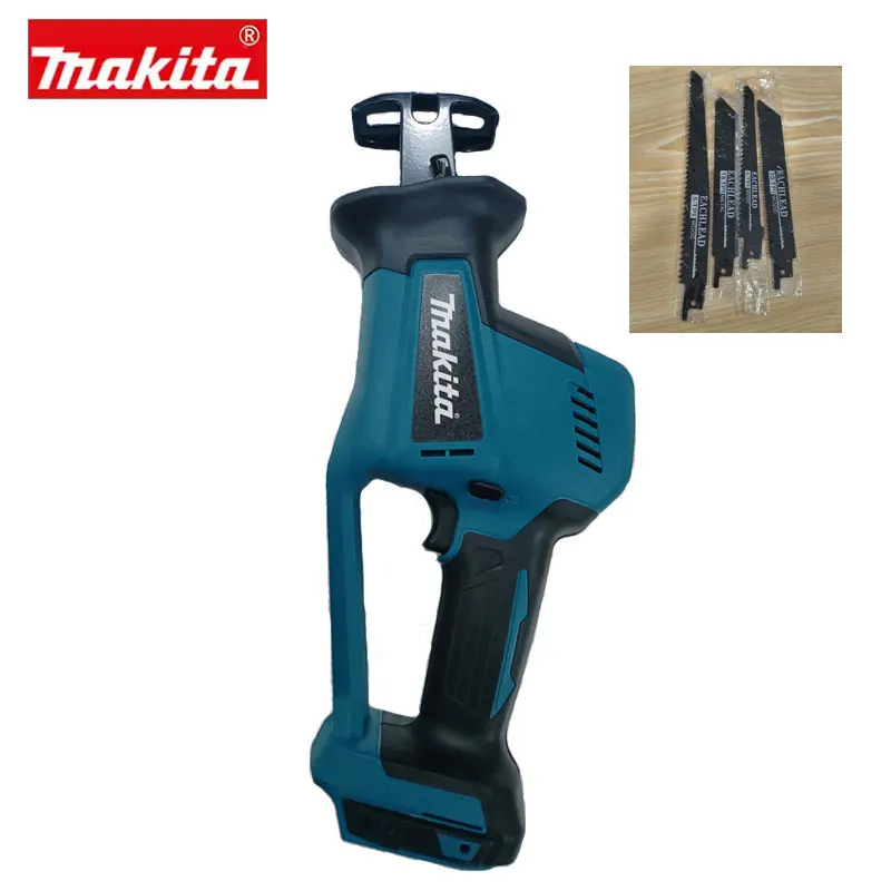 Makita 18V Electric Reciprocating Saw Cordless Rechargeable Multifunction Saw Wood Metal Cutting Wireless Power Tool Makita