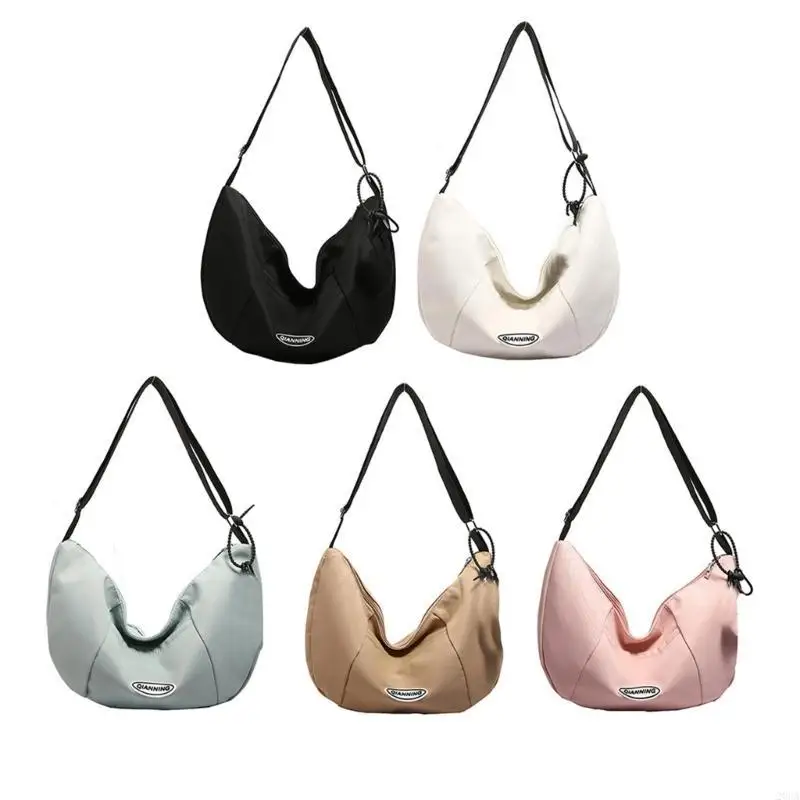 

Delicate Canvas Satchel Bag Soft Texture Adjustable Strap Shoulder Pack Casual Crossbody Purse for Daily Use 20CA