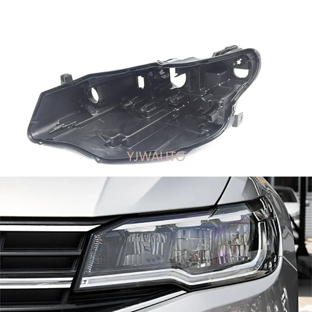 For VW Bora Jetta 2019 2020 Headlamp House Car Headlight Base Front Lamp Holder Auto Light  Back Support