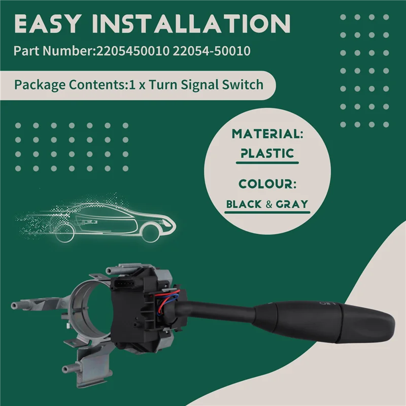 

Portable Car Turn Signal Switch For C230 C240 C32 AMG C320 CLK320 CLK500 2205450010 22054-50010 CBS2340 CBS2349