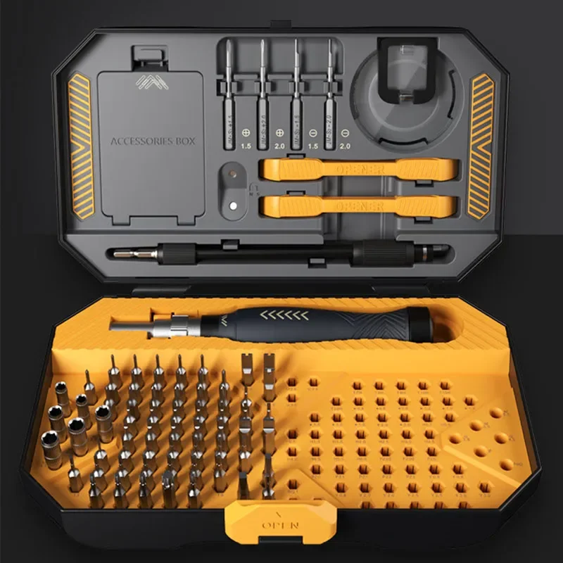 JAKEMY JM-8183 Precision Screwdriver Set with Extension Bar for Mobile Phone PC Maintenance  145 in 1 CR-V Bits Screwdrivers Kit