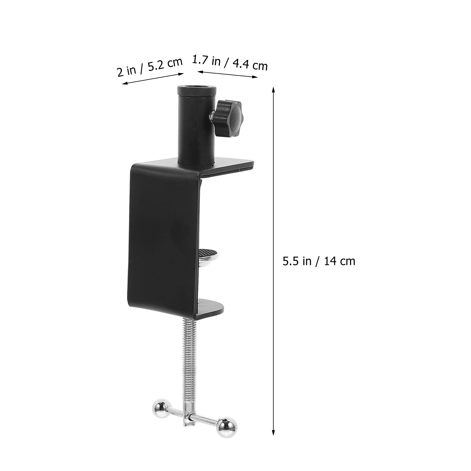 

Adjustable 4Cm Heavy Duty Table Mount Clamp Durable Iron Desk Clamp Holder Multi- Supplies C-Shape Retaining