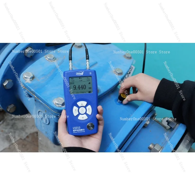 LS212 Digital Ultrasonic Metal Thickness Gauge Meter Through Coating Portable Tester Price Ultrasonic Thickness Meter for Metal