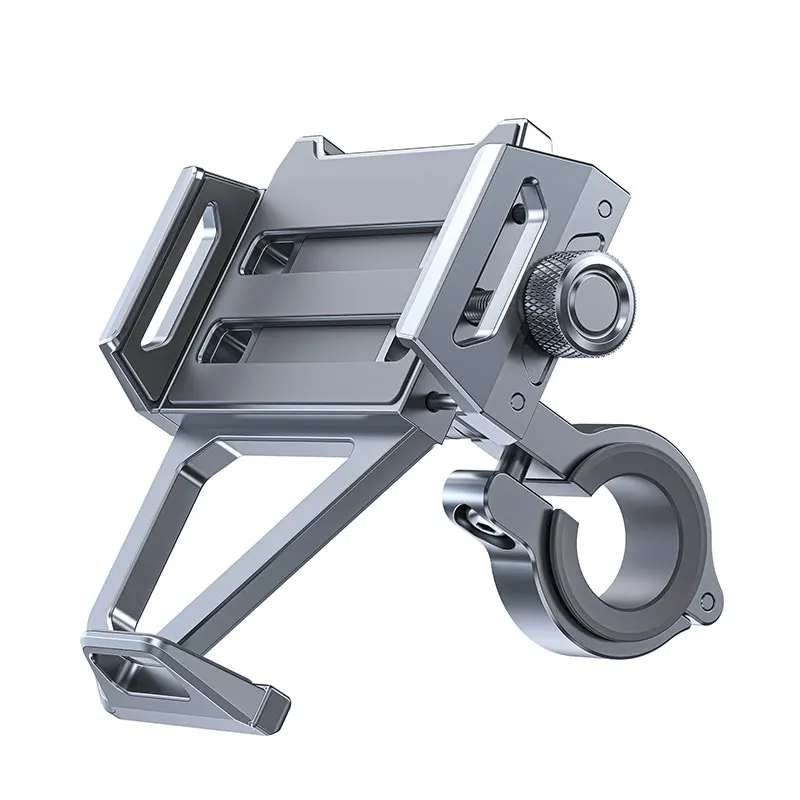 New Alloy Motorcycle Mobile Stand High Quality Universal Bike Motorcycle Phone Holder Motorbike Handlebar 360° Rotatable Bracket