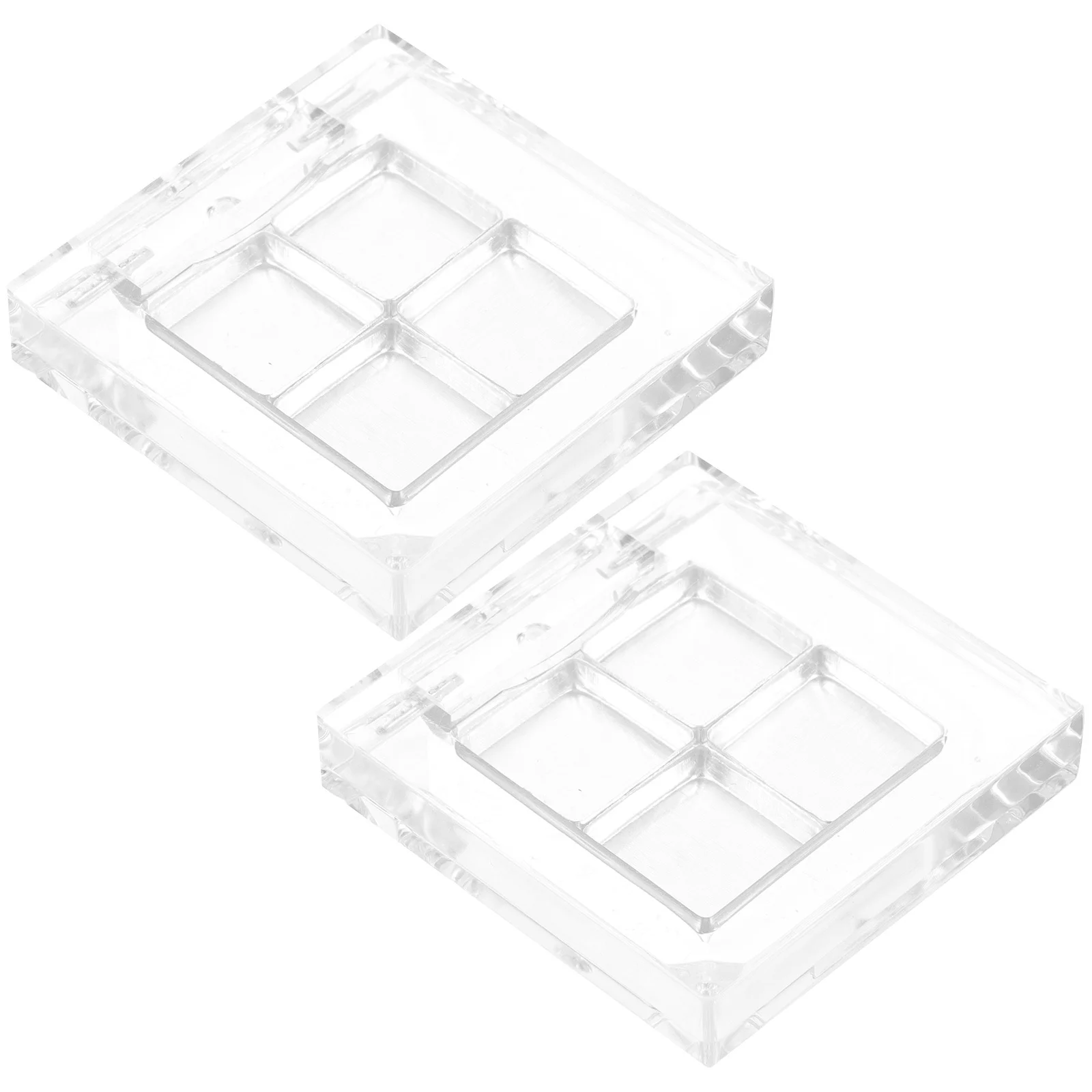 مجموعتان من حامل ظلال العيون المدمج، حقيبة تخزين متينة ومقاومة للاهتراء لمستحضرات التجميل، خفيفة الوزن وسهلة الحمل، اختيار الهدايا #3