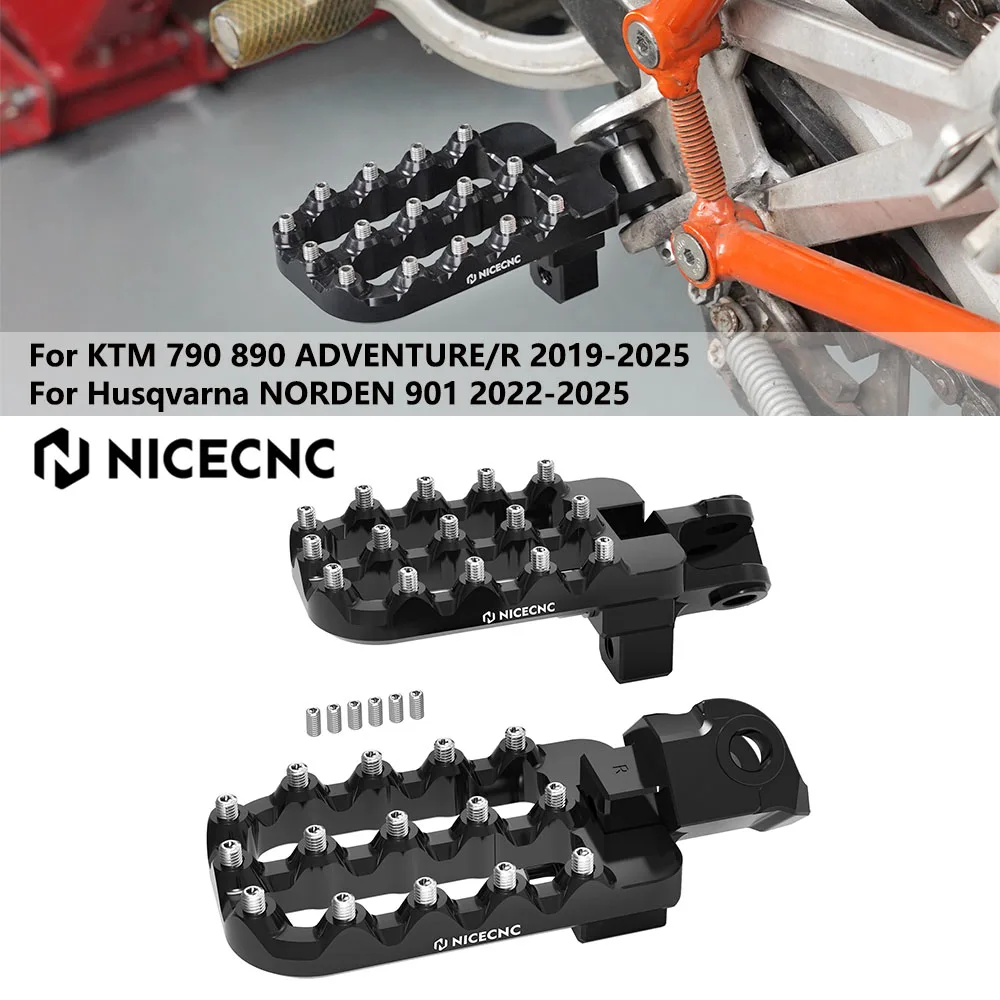 

For KTM 790 890 Adventure /R 2019-2025 Footrest Footpeg Lower 20mm For KTM 950 990 Adventure 1050 1090 1190 1290 Adventure R S T