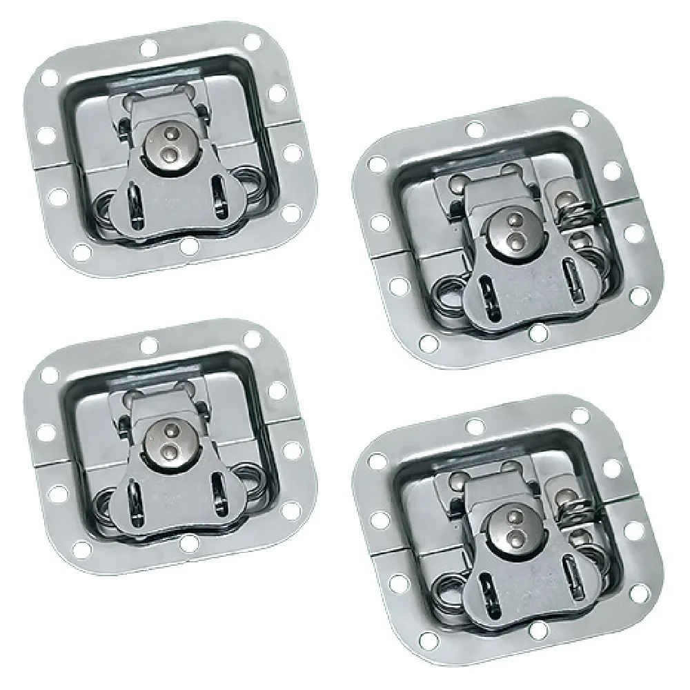 4 قطعة الربيع تحميل فراشة تويست قفل مشبك قفل الأمان راحة جبل الطيران قفل سبيكة الثقيلة صندوق الهواء قفل #1