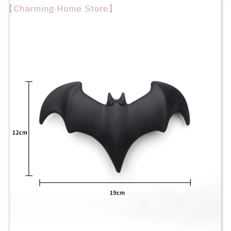 

【M】1Pc Car Body Decal Auto 3D Decor Tail Modification No Punch Bat Decorative Sticker Roof Small Tail Car Stickers For Halloween
