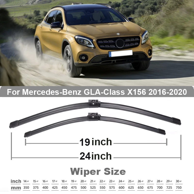 Щетки стеклоочистителя TONLINKER для Mercedes-Benz GLA-Class X156 2013-2015/X156 2016-2020 GLA 200 250 200d 45AMG 4