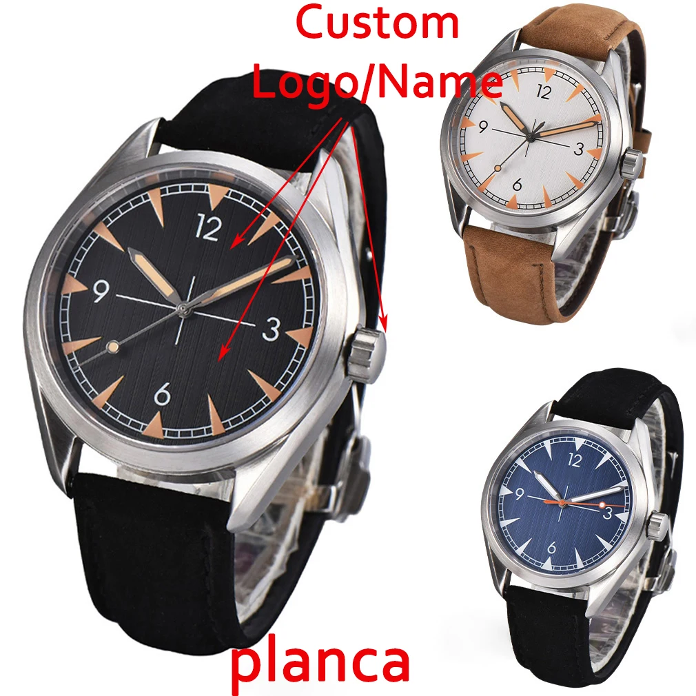 Автоматические механические часы с логотипом 41 мм NH35 Miyota Автоматические спортивные часы с сапфировым стеклом