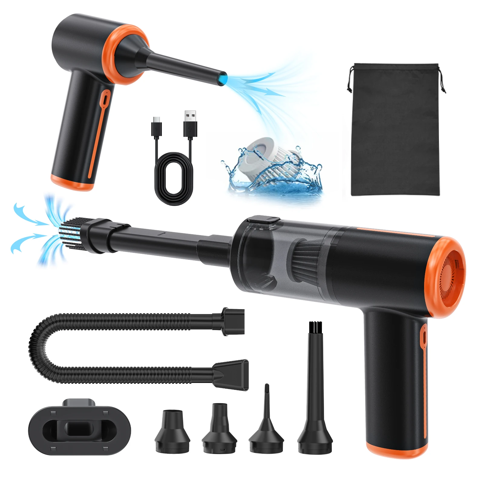 

12 кПа автомобильный пылесос беспроводной ручной пылесос для сушки портативный пылесос домашний коврик стол ручные чистящие средства