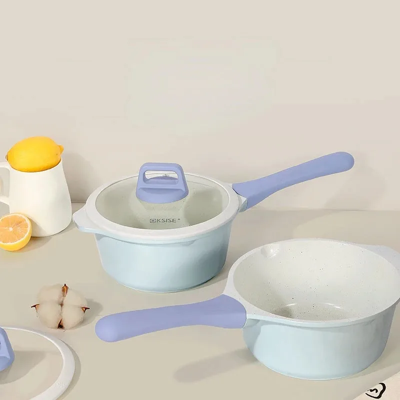 Korean Style Multifunctional Baby Food Pan Fried Noodles for Home Use Milk Pot Non Stick Kitchen Supplies Cooking Cookware G