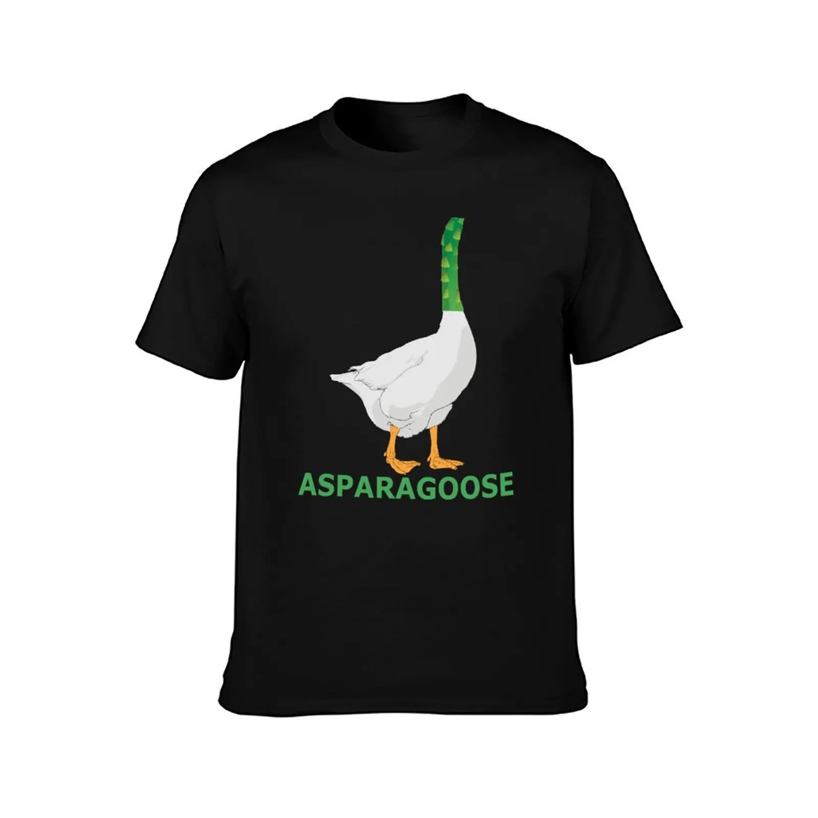 Asparagoose slightly wrong animal mashup funny design T-Shirt Basic Solid Color Short Sleeve T-Shirt