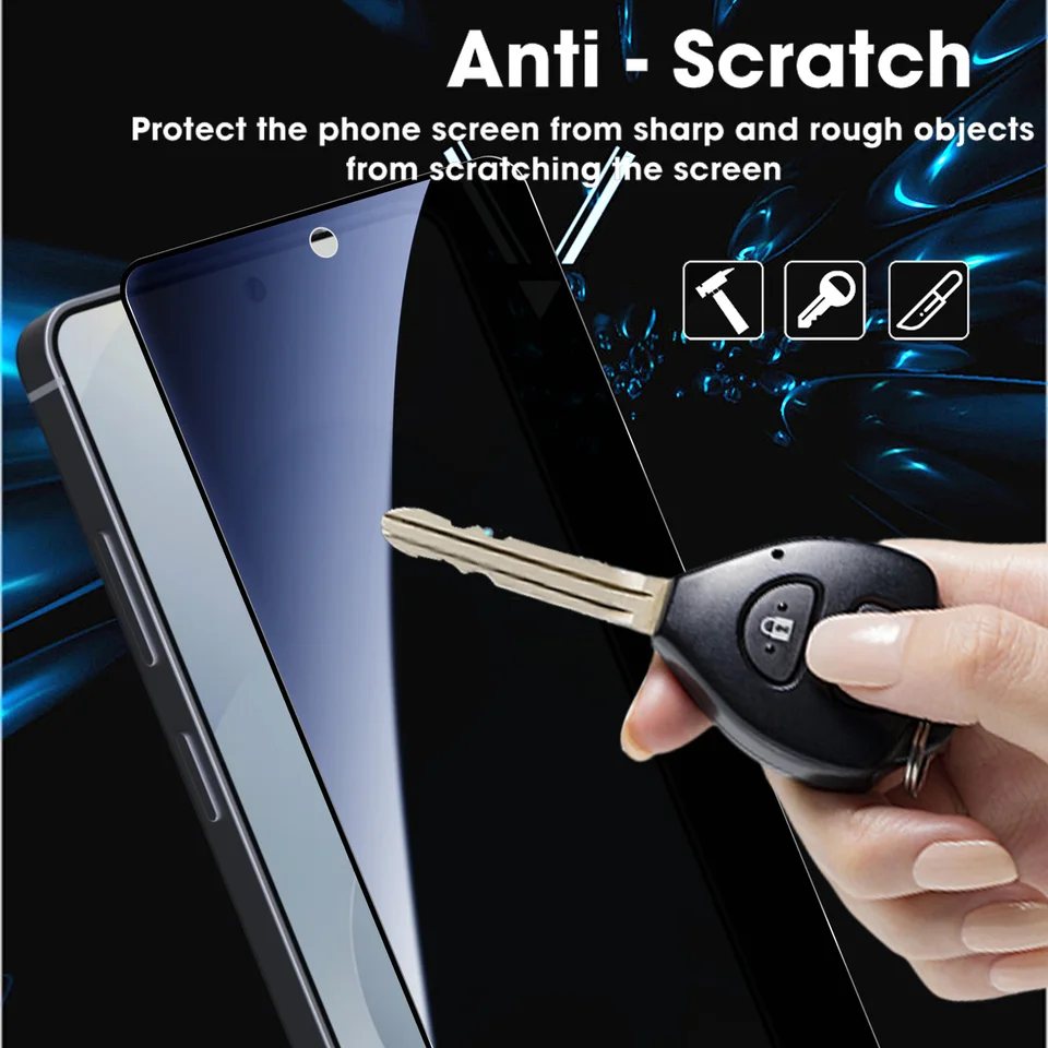 1/2/3 paquete instalación fácil vidrio templado antiespía para Samsung Galaxy S26 Ultra Plus S 26, protectores de pantalla de privacidad 5