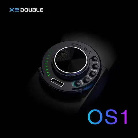 DOUBLE OS1 어쿠스틱 기타 픽업, 코러스 지연 리버브 효과, 마이크 디지털 제어 공명 픽업