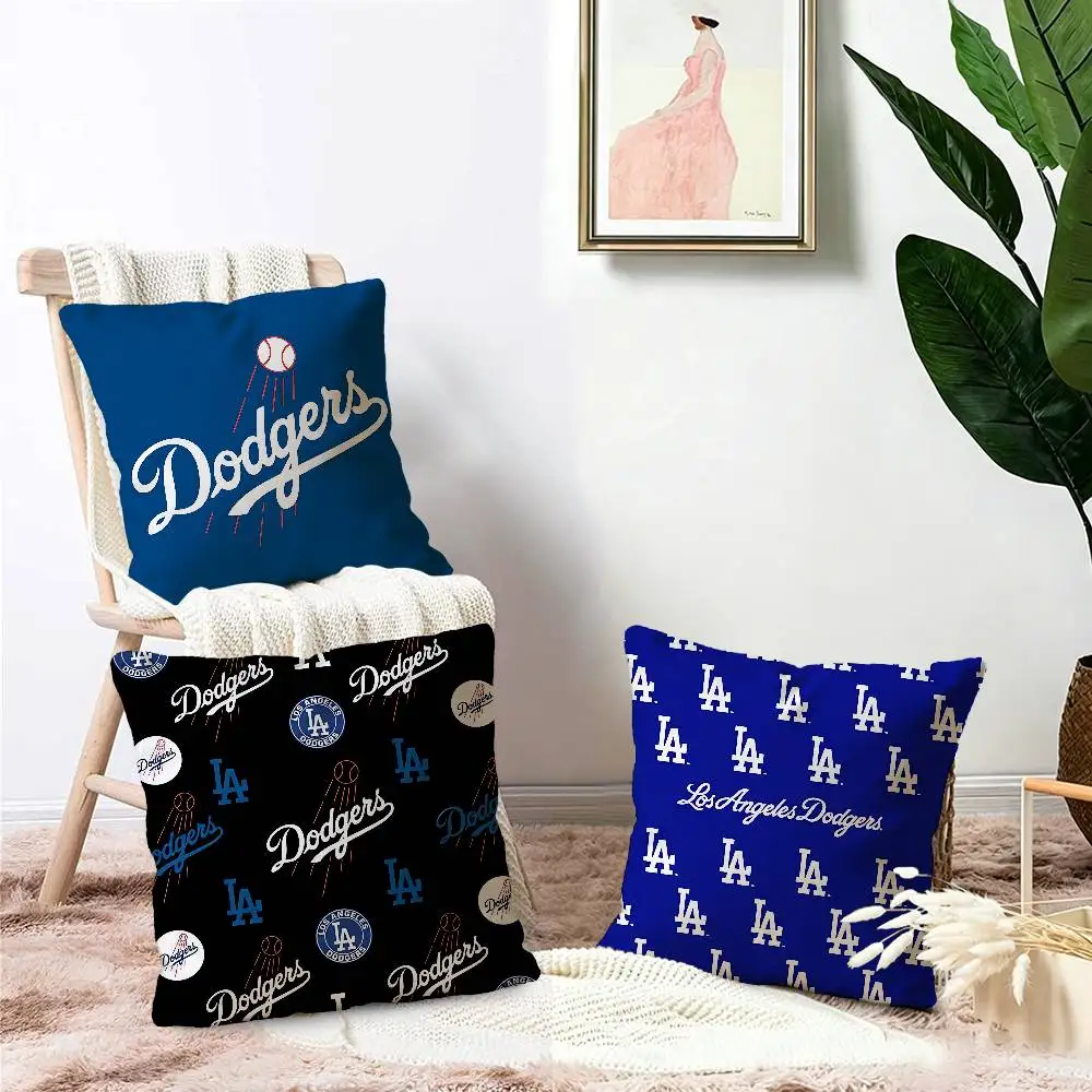 Los Angeles D-Dodgers Pillow Gift Home Office Decoration Pillow Bedroom Sofa Car Cushion CoverPillow Case