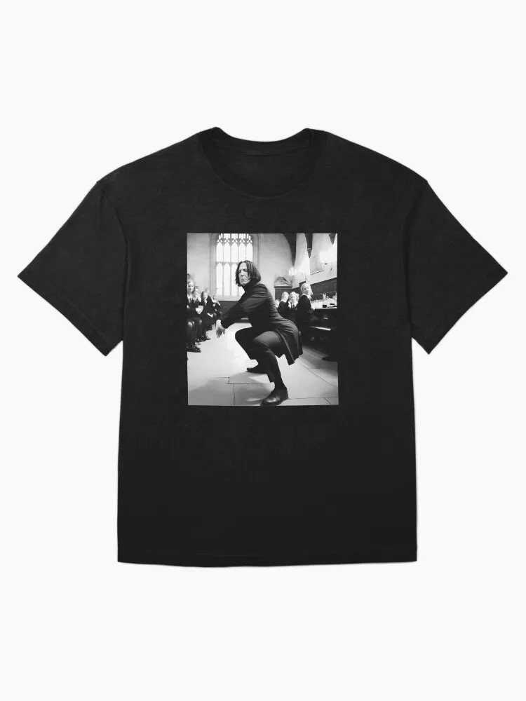 Severus Snape Dancing Distressed Unisex Soft Cotton 90s Graphic Tee Shirt FD Snape Wizard Twerking Oversized T-Shirt