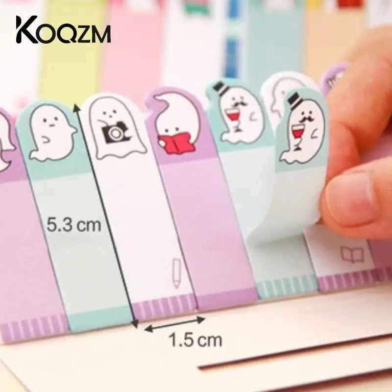 Cartoon Animals Note Paper Cute Sticky Notes Creative Bookmark Self-adhesive Note Paper School Supplies Message Sticker Repeat