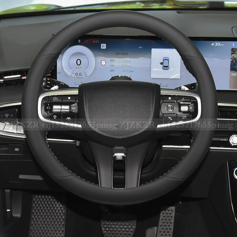 For Genesis GV60 GV80 GV70 G70 G80 G90 Car Steering Wheel Cover Wrap Ultra Thin Protector Anti Scratch Non-slip Auto Accessory