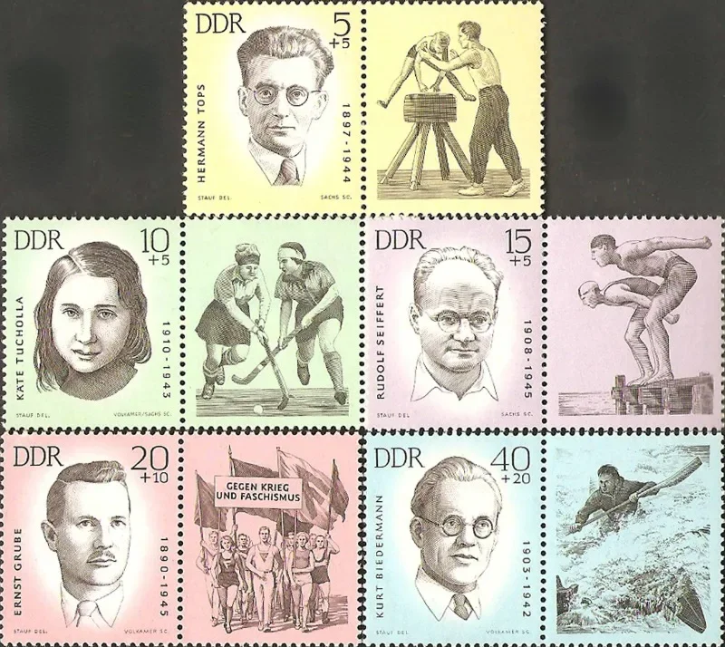 

5 шт., DDR, 1963, Warrior, Real Original, MNH