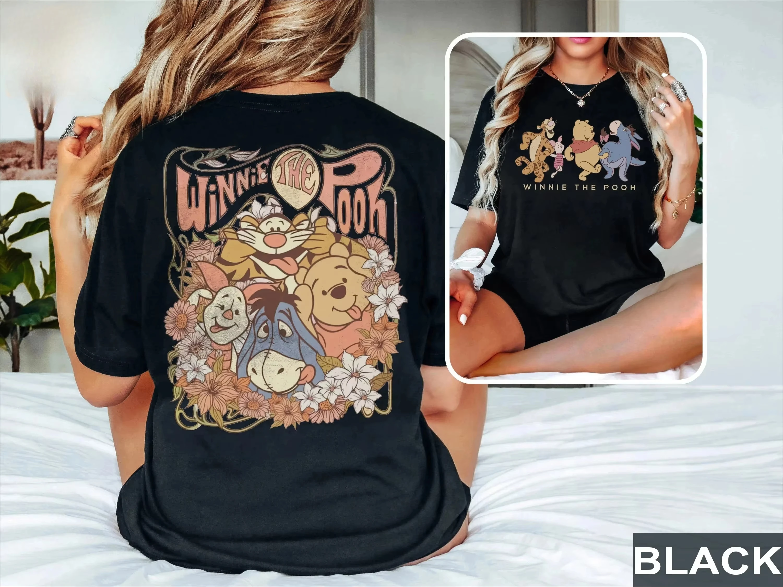 2026 Kinder _Winnie The Pooh_ Mehrfarbig Bedrucktes Lässiges Bequemes T-Shirt - Geeignet für Jungen und Mädchen im Sommer – Detail 6